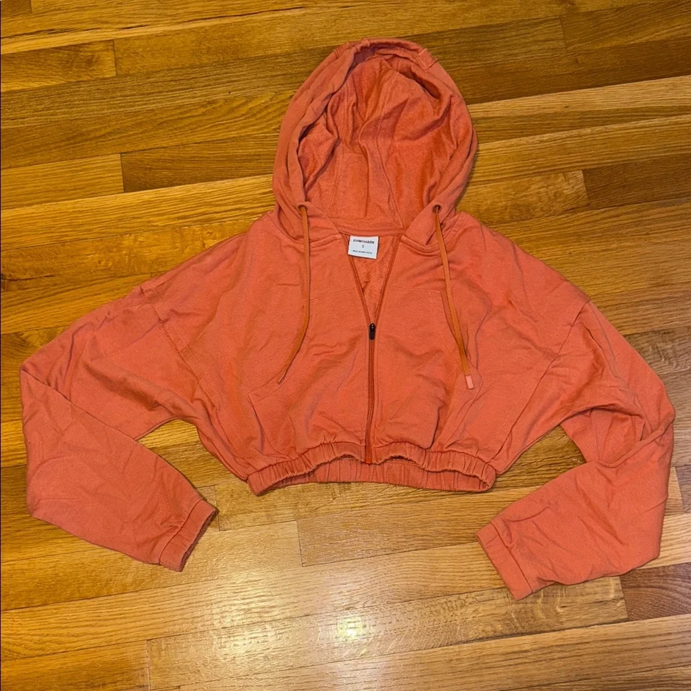 Gymshark Cropped Zip Up Jacket Size Small